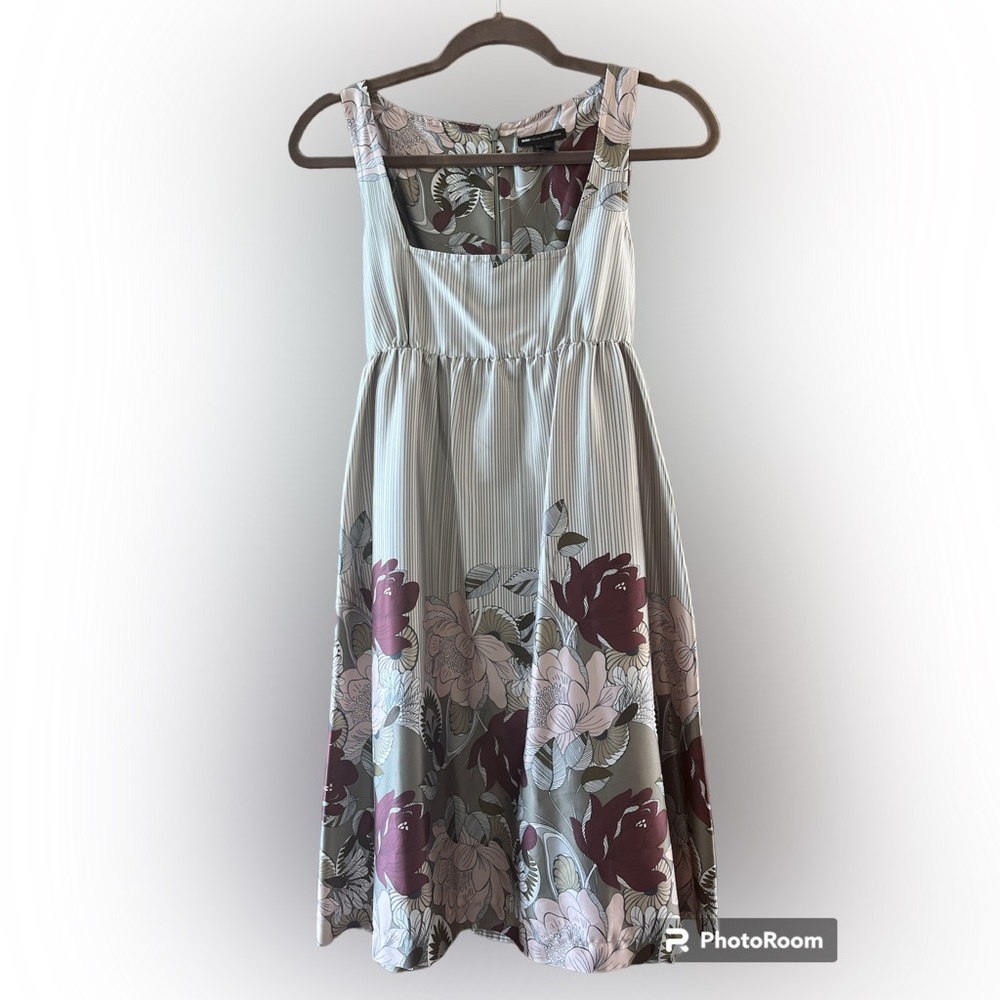 Mango Print Short Dress. XS